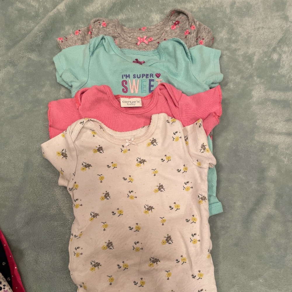 Lot of 9 month onsies